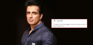 Sonu Sood says the 'biggest charity' today is to give jobs