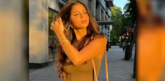 Suhana Khan strikes a 'golden' pose in new Insta post