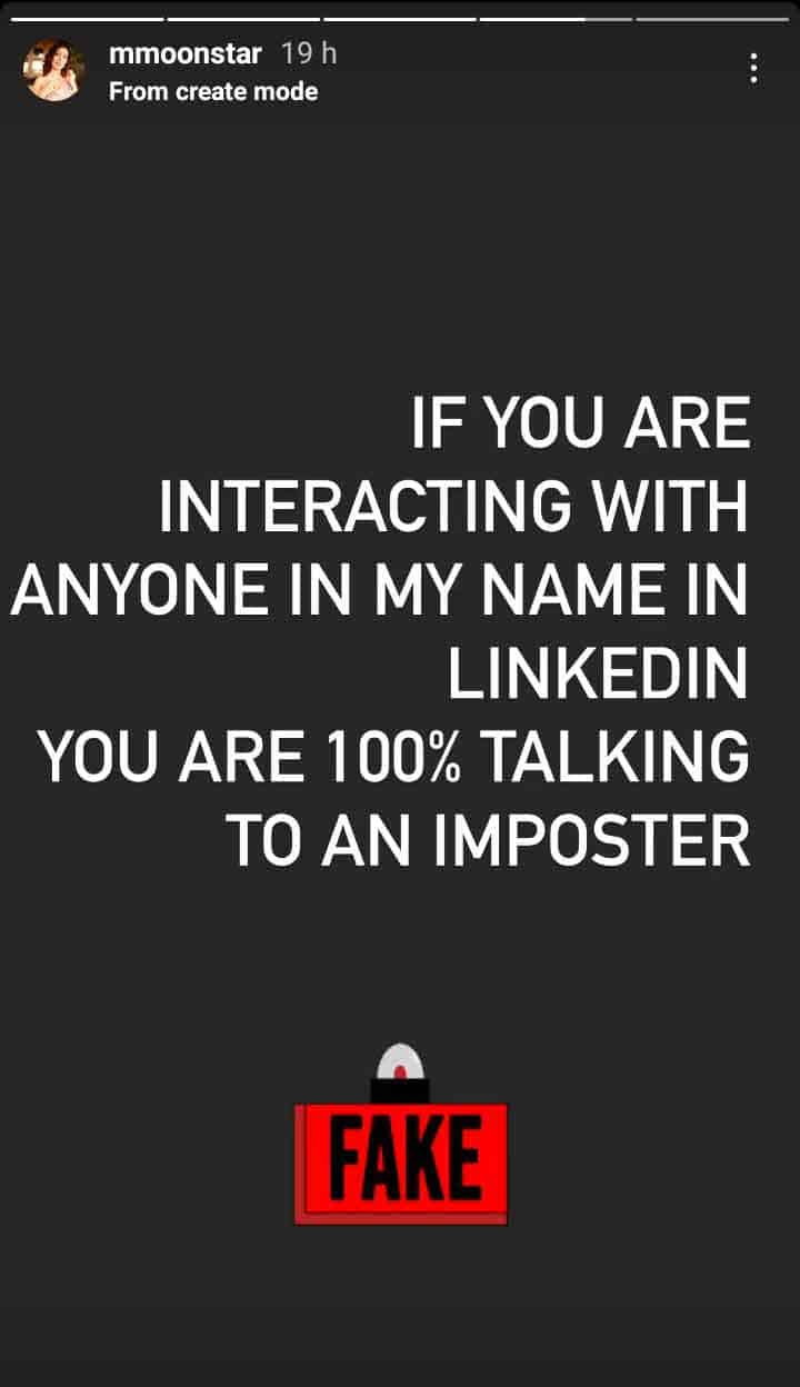 Taarak Mehta Ka Ooltah Chashmah Fame Munmun Dutta Warns Fans About Fake Profile On LinkedIn