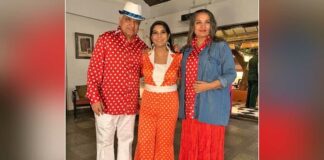 When Shabana Azmi and Javed Akhtar went twinning in red polka dots