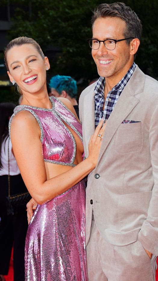 Blake Lively Dazzles In Pink While Showing Support To Ryan Reynolds At The Red Carpet Premiere Of Free Guy