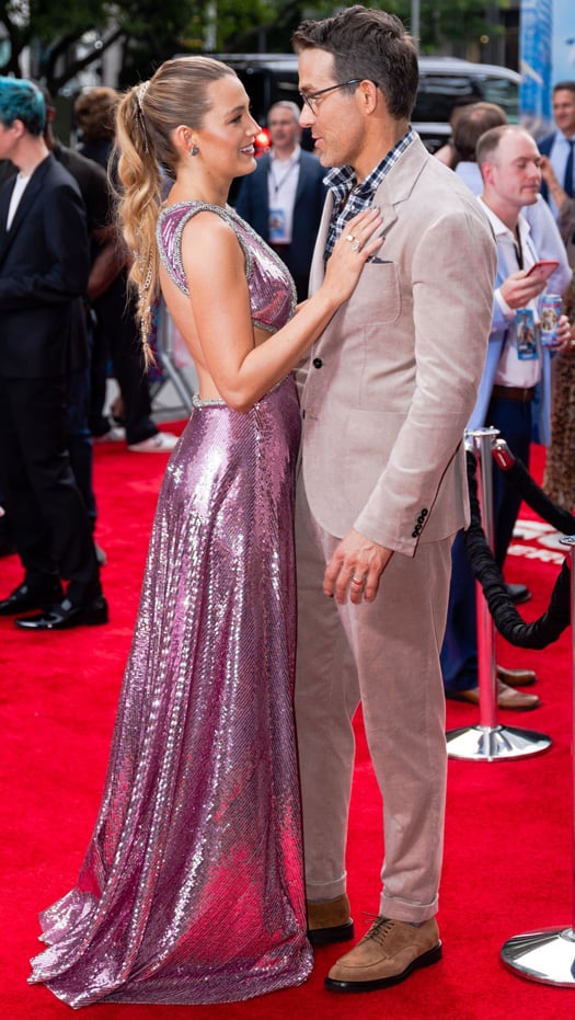 Blake Lively Dazzles In Pink While Showing Support To Ryan Reynolds At The Red Carpet Premiere Of Free Guy