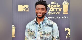 Chadwick Boseman honoured by wife with emotional performance