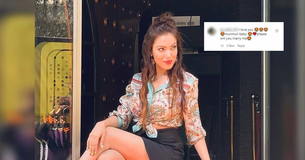 Fan Wants To Marry Munmun Dutta After Seeing Her In A Short Skirt!