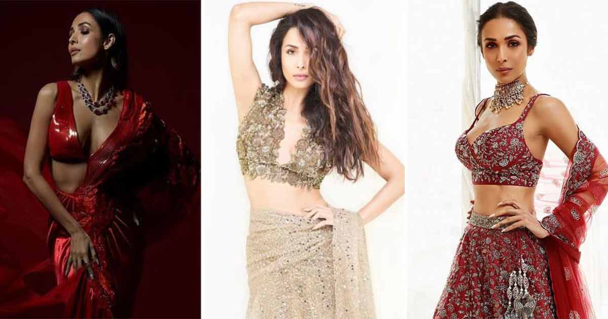 Malaika Arora Is A Vixen Even When She’s Dressed In Sarees & Lehengas