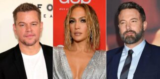 Matt Damon joins Ben Affleck and Jennifer Lopez on a beach stroll. He is 'happy' and supportive of his best friend's rekindled relationship.
