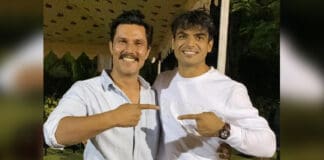 Randeep Hooda meets Olympic hero Neeraj Chopra