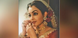 Shubhangi Atre enjoys bridal makeover during shooting