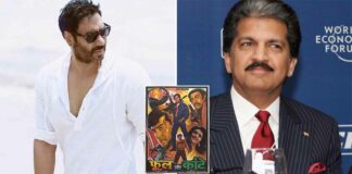 Anand Mahindra tweets Ajay Devgn's 'Phool Aur Kaante' stunt for ad