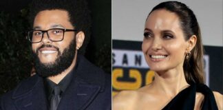 Angelina Jolie & The Weeknd Twin In Black As They Head Out For Dinner Together Sparking Dating Rumours Again