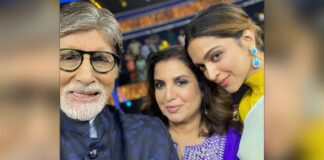 Farah Khan shares selfie with Big B, Deepika