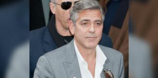 George Clooney 'forced to hide' in closet