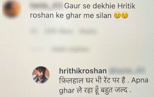 Hrithik Roshan Fans Says "Ameero Ke Ghar Bhi Silan Hoti Hai"; Actor Clarifies He's Living In A Rented House - Deets Inside