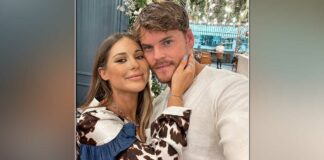 Louise Thompson, fiance Ryan Libbey expecting a baby boy