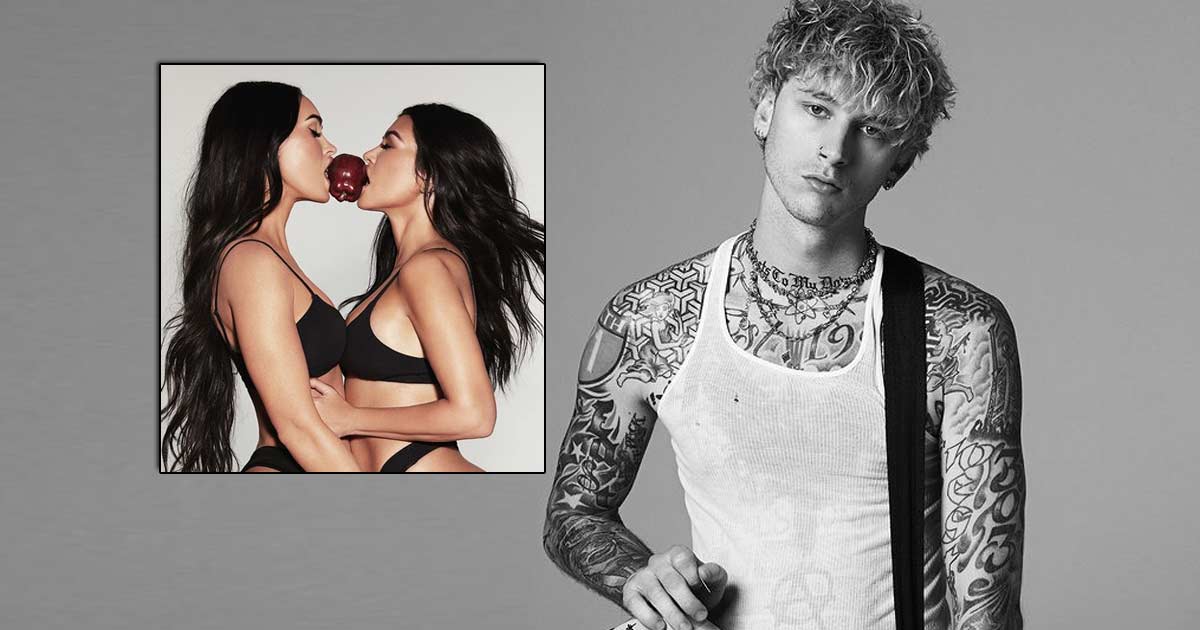 Machine Gun Kelly Thinks Megan Fox's SKIMS Photos With Kourtney Kardashian "Was One Of The Hottest Things"