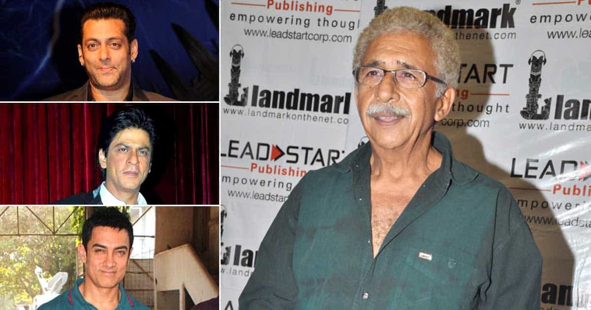 Nasseruddin Shah Opens Up On Why Salman Khan, Shah Rukh Khan & Aamir Khan Don't Dare To Speaking Their Minds