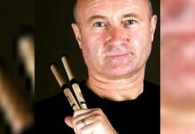 Phil Collins touring after 14 years, can barely hold a drumstick