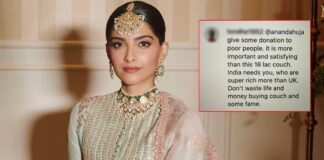 Sonam Kapoor Poses On a Sofa Worth 18 Lakhs, A Netizen Writes, “Don’t Waste Life & Money Buying Couch & Some Fame," Check Out