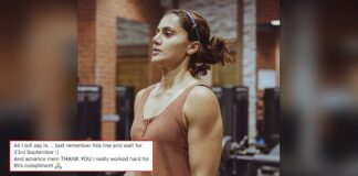 Taapsee Pannu Replies To Tweet That Compared Her Physique To 'Mard Ki Body', Takes It As A Compliment