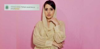Urfi Javed Trolled Over Wearing Backless Dress Covering Her Head Like A Hijab, Check Out - Deets Inside