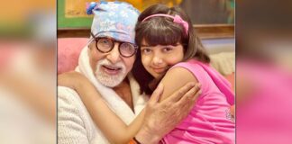 Aishwarya shares picture of Big B, Aaradhya from his 79th b'day