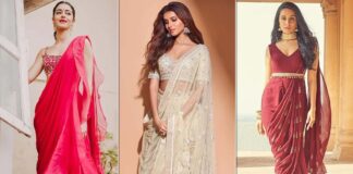 Dussehra 2021: From Tara Sutaria’s Glitzy Glamorous Lehenga To Shraddha Kapoor’s Indo-Western Sultry Saree, These Outfits Will Inspire You To Get Up & Dress, Take A Look