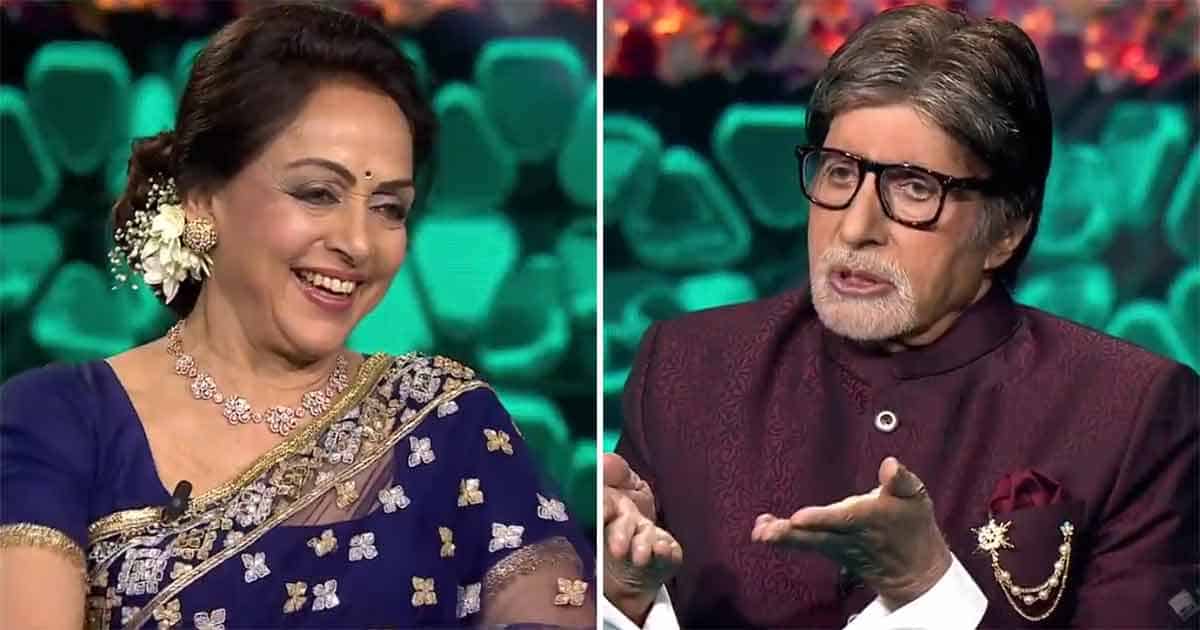 KBC 13: Amitabh Bachchan Asked Hema Malini A Surprising Question On Who's Answer Every Man Wants To Know! Check It Out