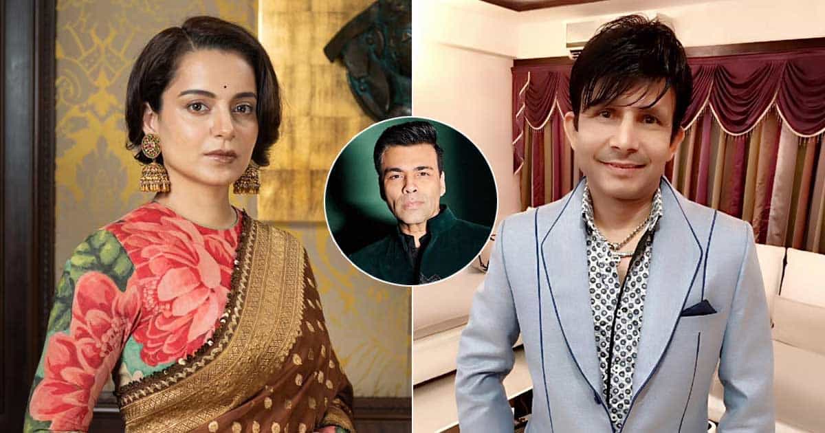 KRK Reveals Kangana Ranaut Asking Her To Say 'Bad Things' About Karan Johar