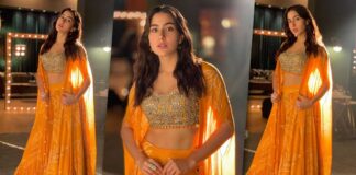 Sara Ali Khan Proves 'Orange Will Always Be Orange'! New Brides, Take Notes For Your First Karwa Chauth Outfit - See Pics Inside