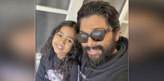 Allu Arjun celebrates daughter Arya's birthday at Burj Khalifa