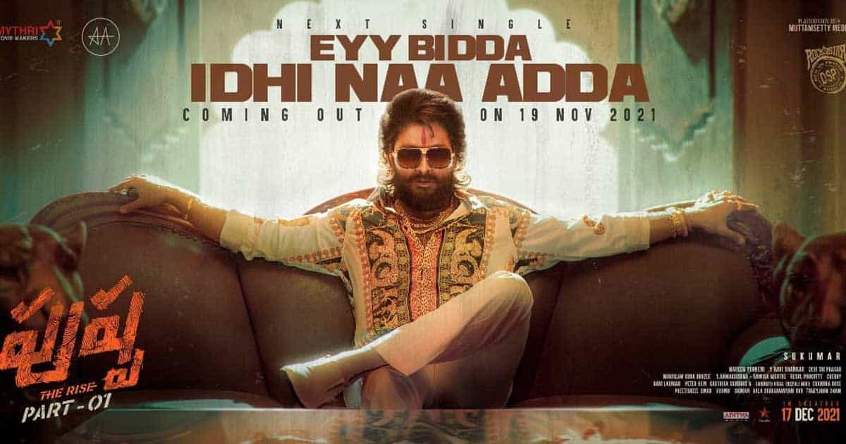 Allu Arjun is all swag in new 'Pushpa' track 'Eyy Bidda Idi Naa Adda'