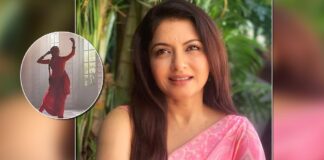 Bhagya Shree's dramatic pic from the sets of 'Radhe Shyam'