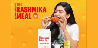 McDonald’s India (West and South) launches ‘The Rashmika Meal’ in collaboration with the popular film star Rashmika Mandanna