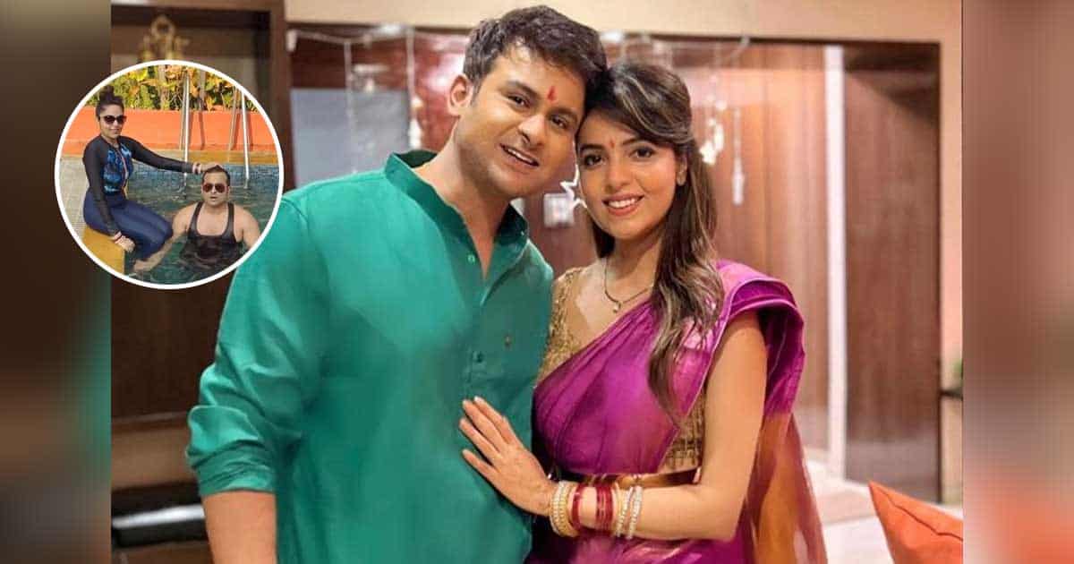 The Kapil Sharma Show Fame Sugandha Mishra & Sanket Bhosale Enjoy A Poolside Vacation!