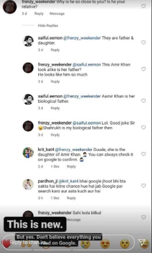 Aamir Khan's Daughter Ira Khan Reacts To An Amusing Debate On Whether She Is Really Superstar's Daughter