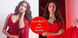 Alia Bhatt Vs Janhvi Kapoor's Fashion Face-Off: Who Rocked The Red Saree Look Better? Vote Now