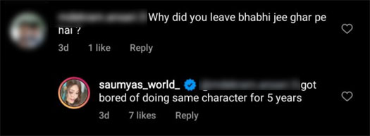 Bhabi Ji Ghar Par Hai: Saumya Tandon Reveals The Real Reason Behind Leaving The Show Being Brutally Honest - Deets Inside!
