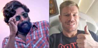 David Warner Imitates Allu Arjun From Pushpa