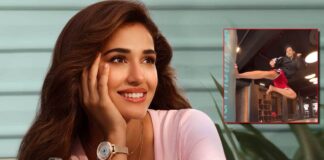 Disha Patani leaves fans impressed as she practices a flying kick like a pro – watch video!