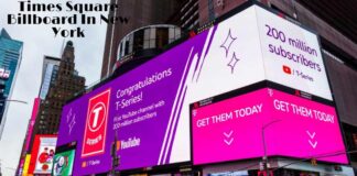 Google puts up billboards in New York, London and Los Angeles to celebrate T-Series' phenomenal rise to the top!