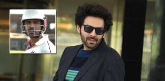Howzzat: Kartik Aaryan pads up and swings the bat