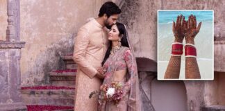 Katrina Kaif shares glimpse of beachy honeymoon, shows mehendi-adorned hands