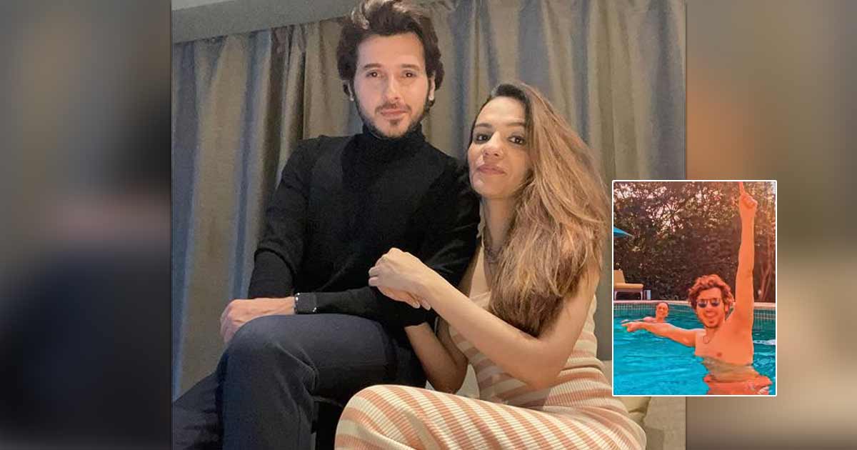 Mirzapur Star Divyenndu Enjoys His Day Off With Wife By Poolside