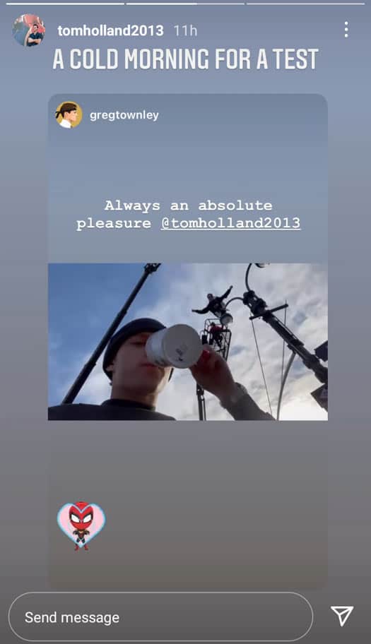 Tom Holland Writes “Love You Lads” As He Thanks Luke Scott & Greg Townley For Their Hard Work In Spider-Man: No Way Home
