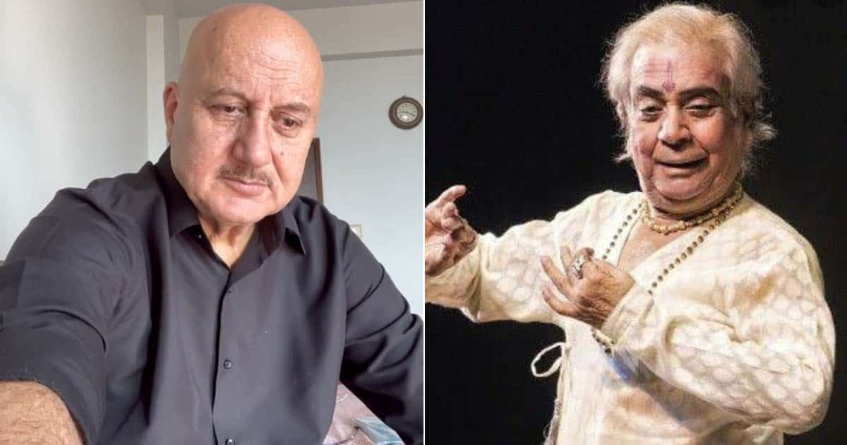 Anupam Kher says Pandit Birju Maharaj taught him to emote with his eyes