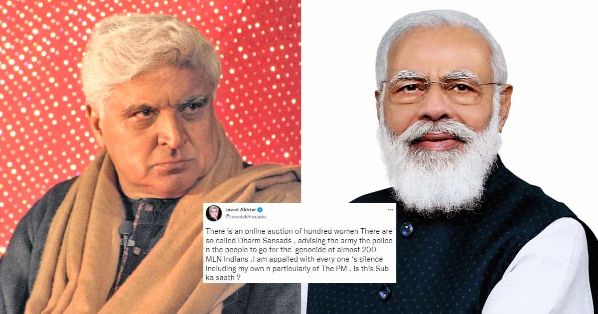 Javed Akhtar Slams Trolls Targeting His Great Great Grandfather Over His Bulli Bai Tweet