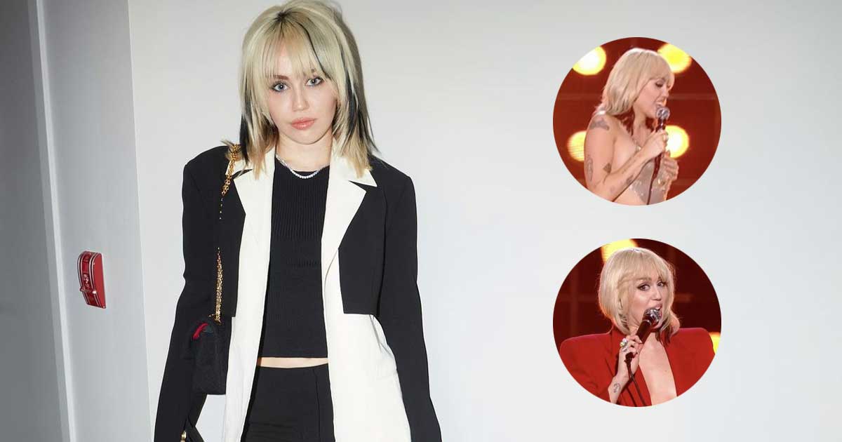 Miley Cyrus Suffers A Wardrobe Malfunction Nearly Exposing Breasts At A NYE Party