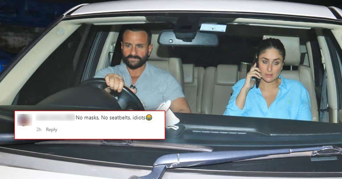 Saif Ali Khan, Kareena Kapoor Brutally Trolled Over Not Wearing Seat Belt
