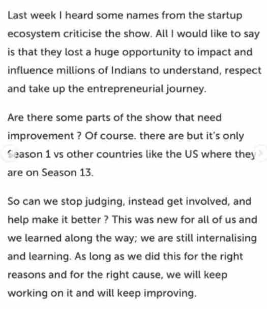 Shark Tank India Panelist Namita Thapar Slams Those Criticizing The Show!