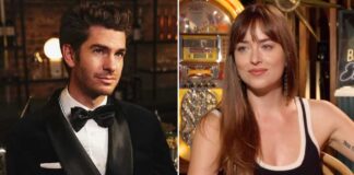 Andrew Garfield & Dakota Johnson Reunite Over Spider-Man & Fifty Shades Of Grey Conversations!